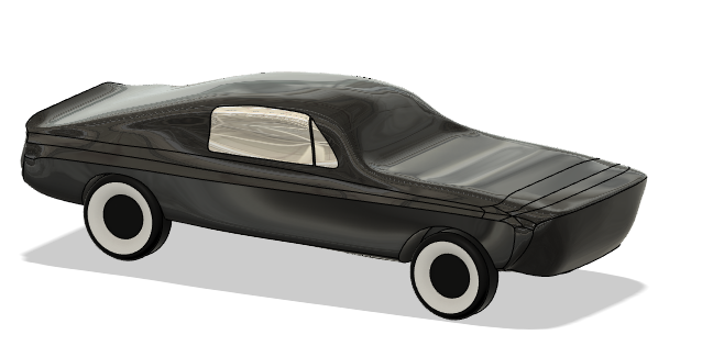 CAD Render of a 1967 Shelby